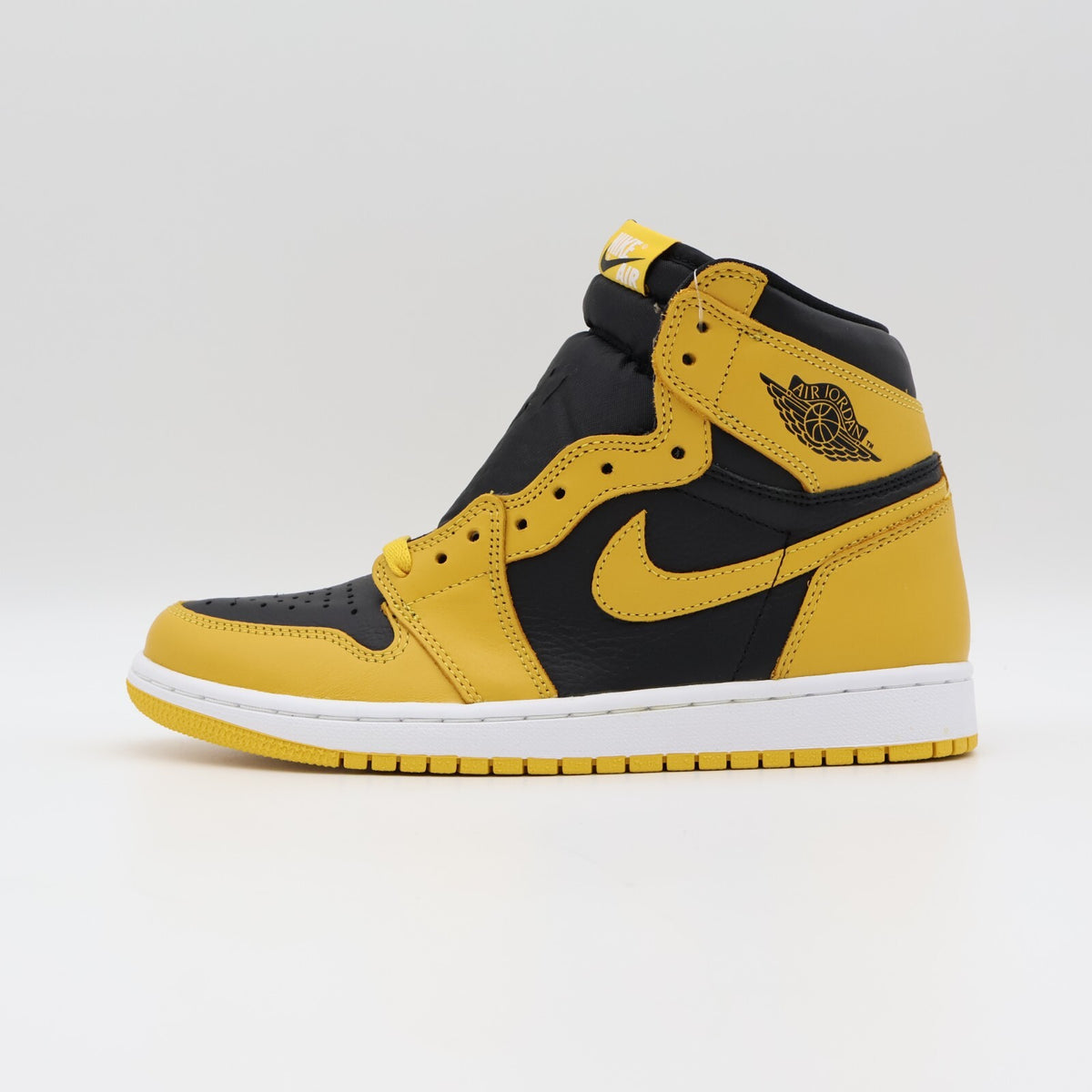 555088-701 Nike Air Jordan 1 High OG Pollen Black White Yellow Gold (Men's)