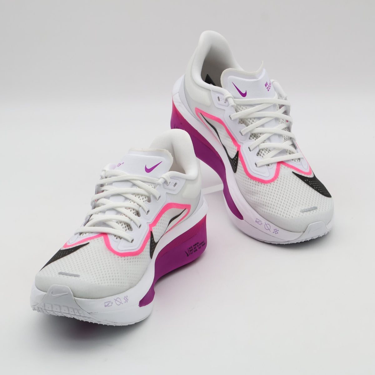 FN8454-101 Nike Zoom Fly 6 White Vivid Grape Hyper Pink Black (Men's)