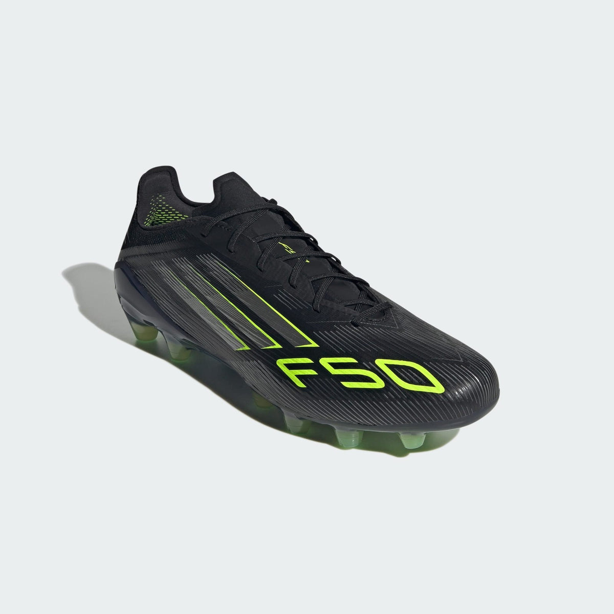JR1702 adidas F50 Elite HG AG Japan Core Black Iron Metallic Lucid Lemon (Men's)