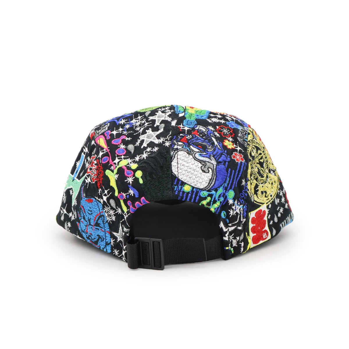 Supreme AOI Embroidered Camp Cap Black