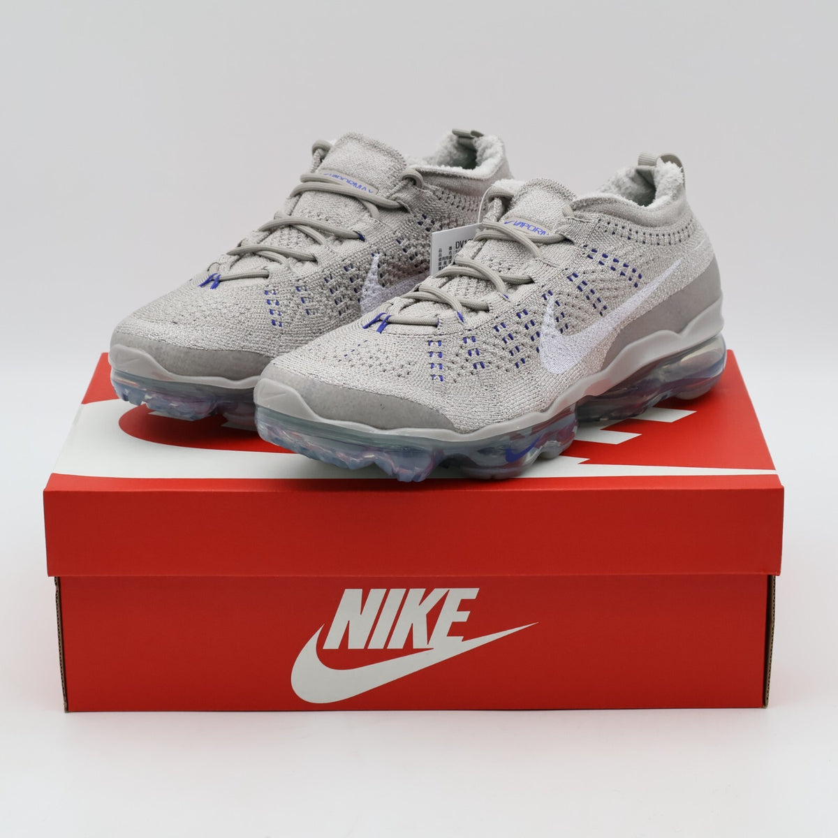 DV1678-015 Nike Air VaporMax 2023 Flyknit College Grey Vast Grey Racer (Men's)