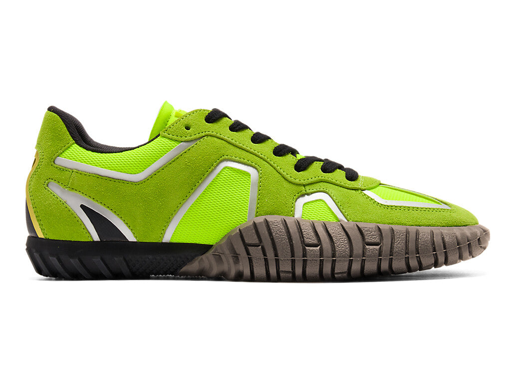 1183C165-750 Onitsuka Tiger Duck Tiger Trainer Safety Yellow Pure Silver (Men's)
