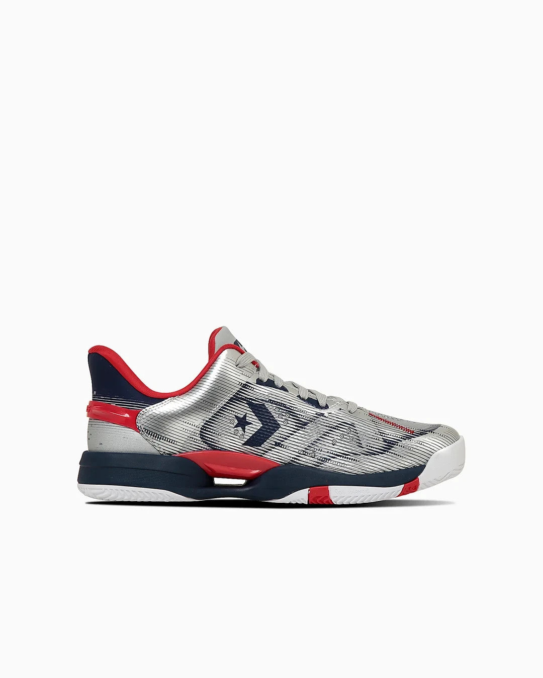 33500460 Converse Cons Accelerator Low Silver/Navy/Red (Men's)