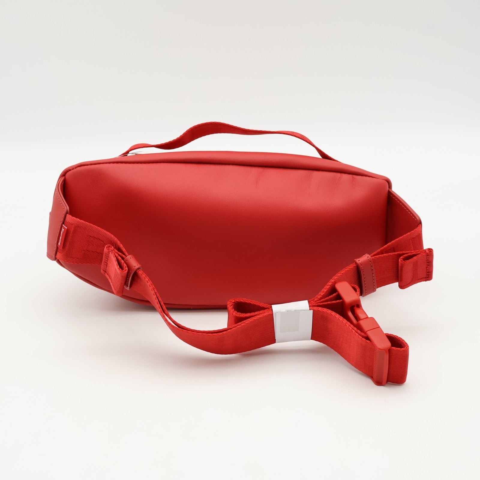 Supreme Leather Waist Bag Red (FW23)
