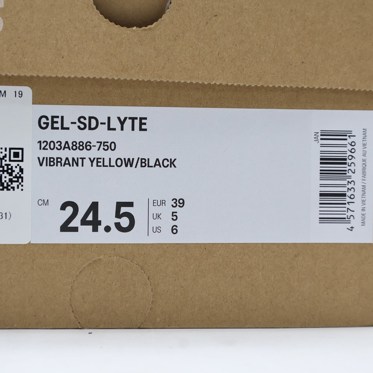 1203A886-750 Asics GEL-SD Lyte Vibrant Yellow Black (Men's)