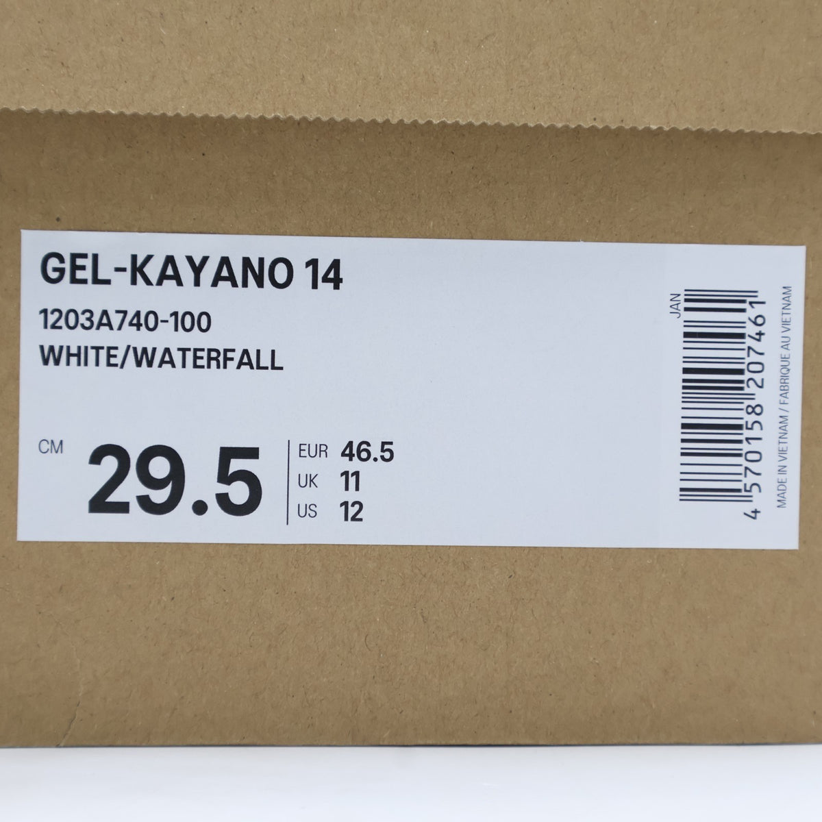 1203A740-100 Asics Gel-Kayano 14 White Waterfall (Men's)