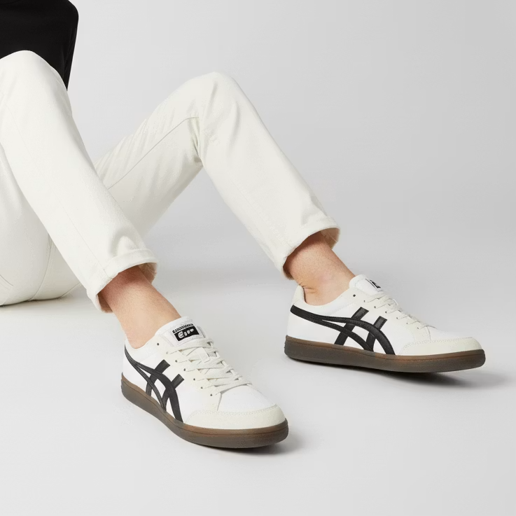 1183B799-101 Onitsuka Tiger Advanti "Cream White/Black" (Men's)