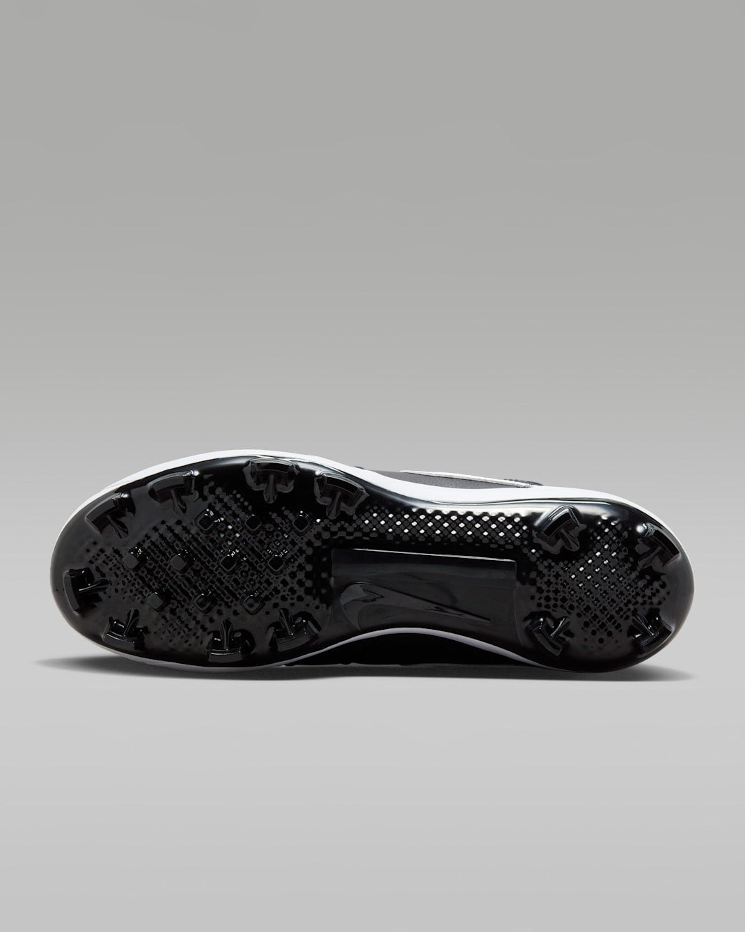 AV5354-011 Nike Air Jordan 1 Retro MCS Cleats Black White (Men's)