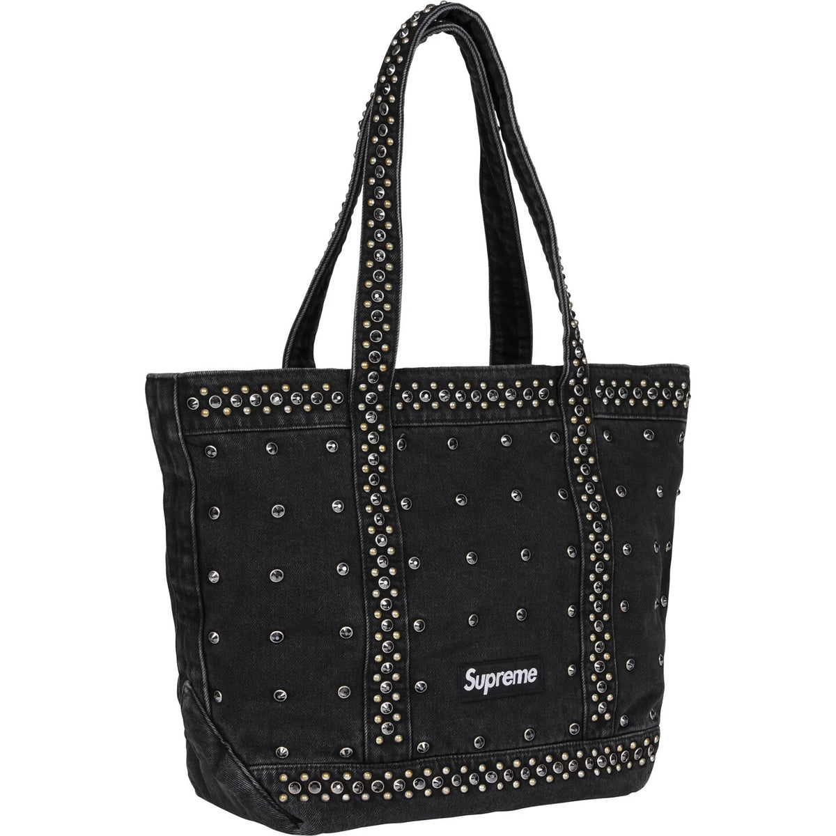 Supreme b.b. Simon Denim Tote Bag Black