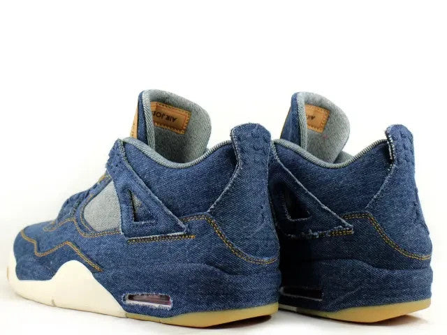 AO2571-401-R LEVI'S Ã Nike Air Jordan 4 "Denim" (Blank Tab) (Men's)