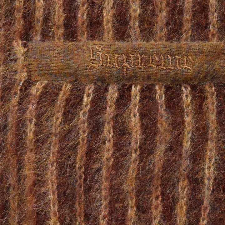 Supreme 2-Tone Mohair Cardigan Light Brown