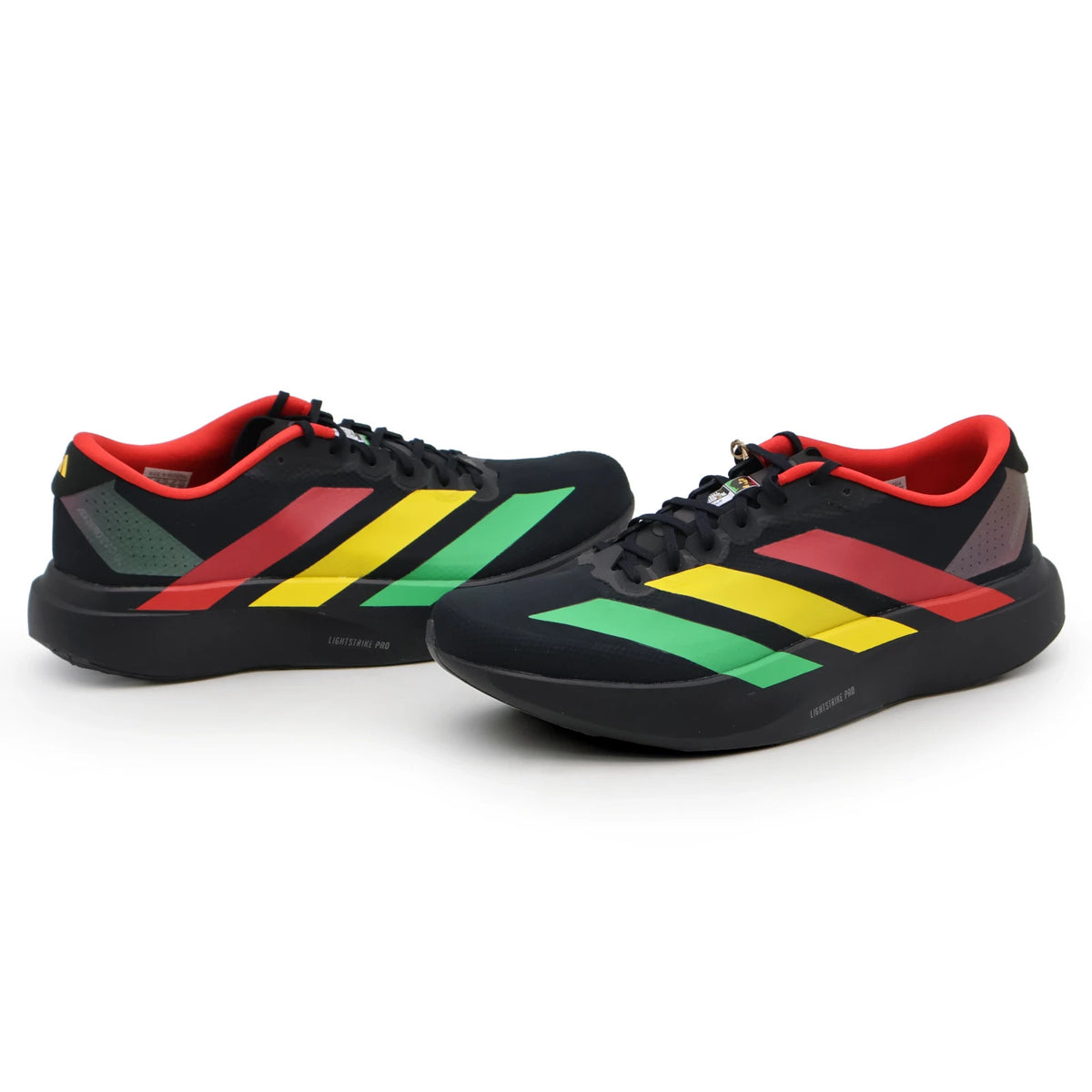 KJ6160 Bob Marley adidas Adizero Evo SL Core Black Vivid Green Bold (Men's)