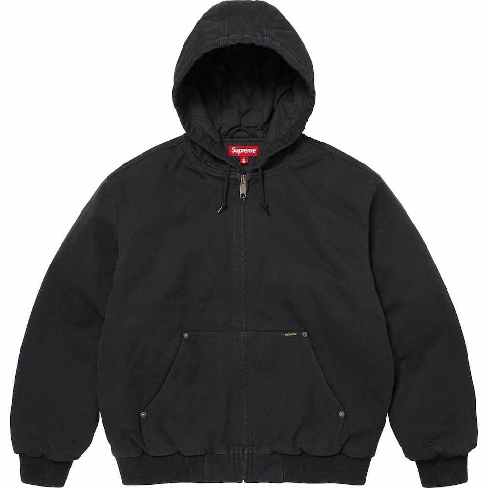 Supreme The Misfits Hooded Work Jacket Black
