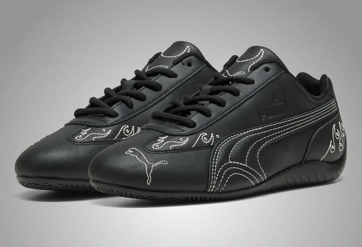 407256-01 Puma Speedcat Embellished "PUMA Black/Frosted Ivory" (Men's)