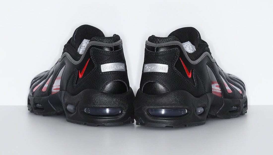 CV7652-002 Nike Air Max 96 Supreme Black Speed Red Clear (Men's)