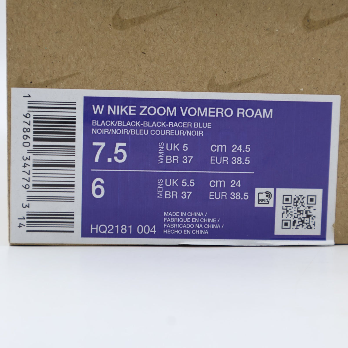HQ2181-004 Nike Zoom Vomero 5 Roam Black (Women's)