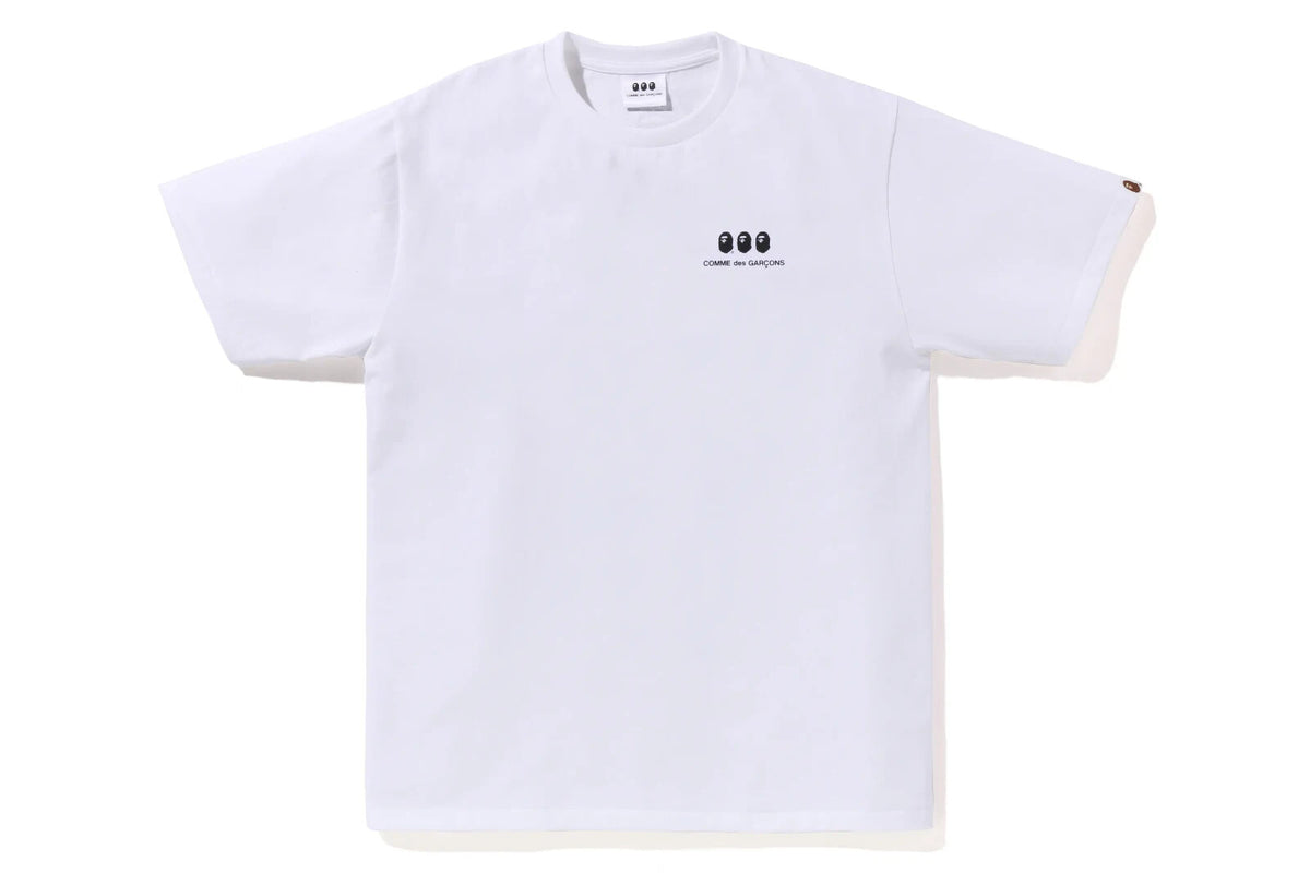 A BATHING APE COMME des GARCONS OSAKA Tee 2 White
