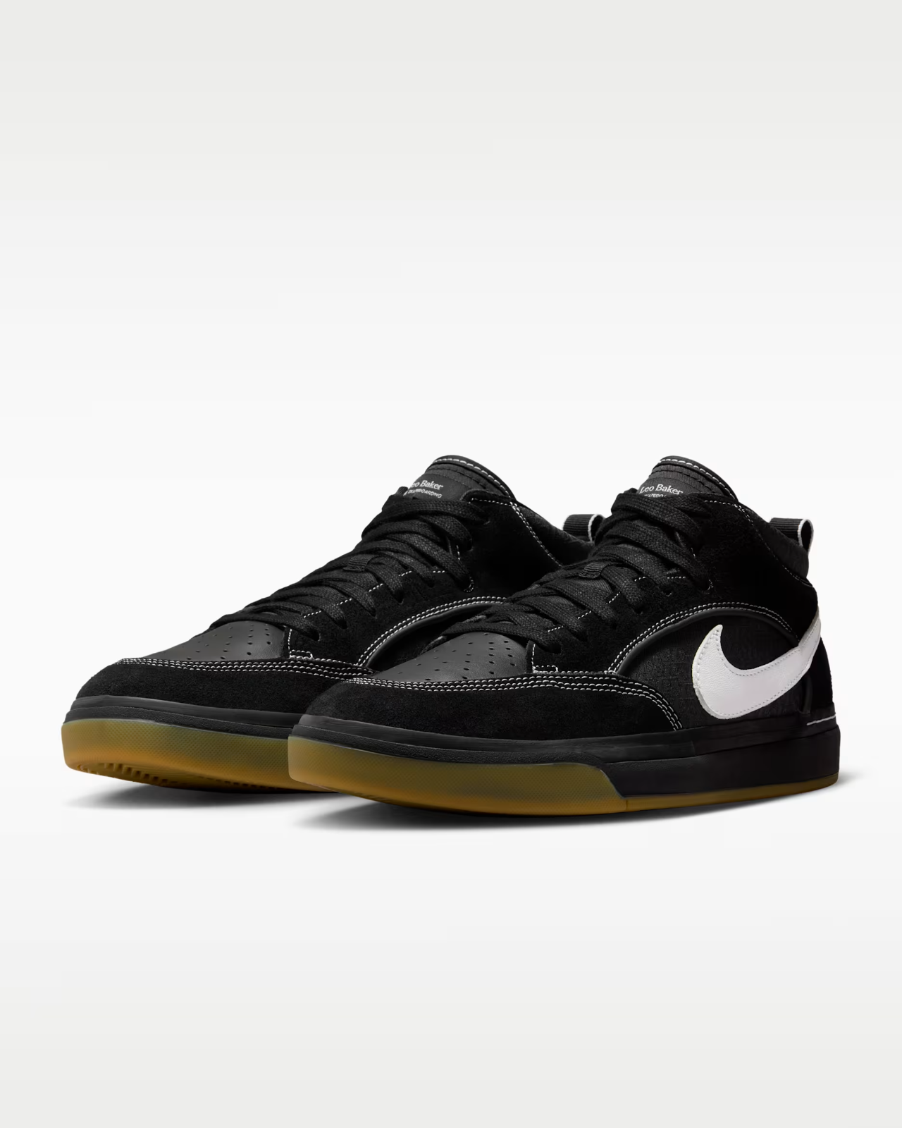 DX4361-005 Nike SB React Leo "Black/Gum" (Men's)