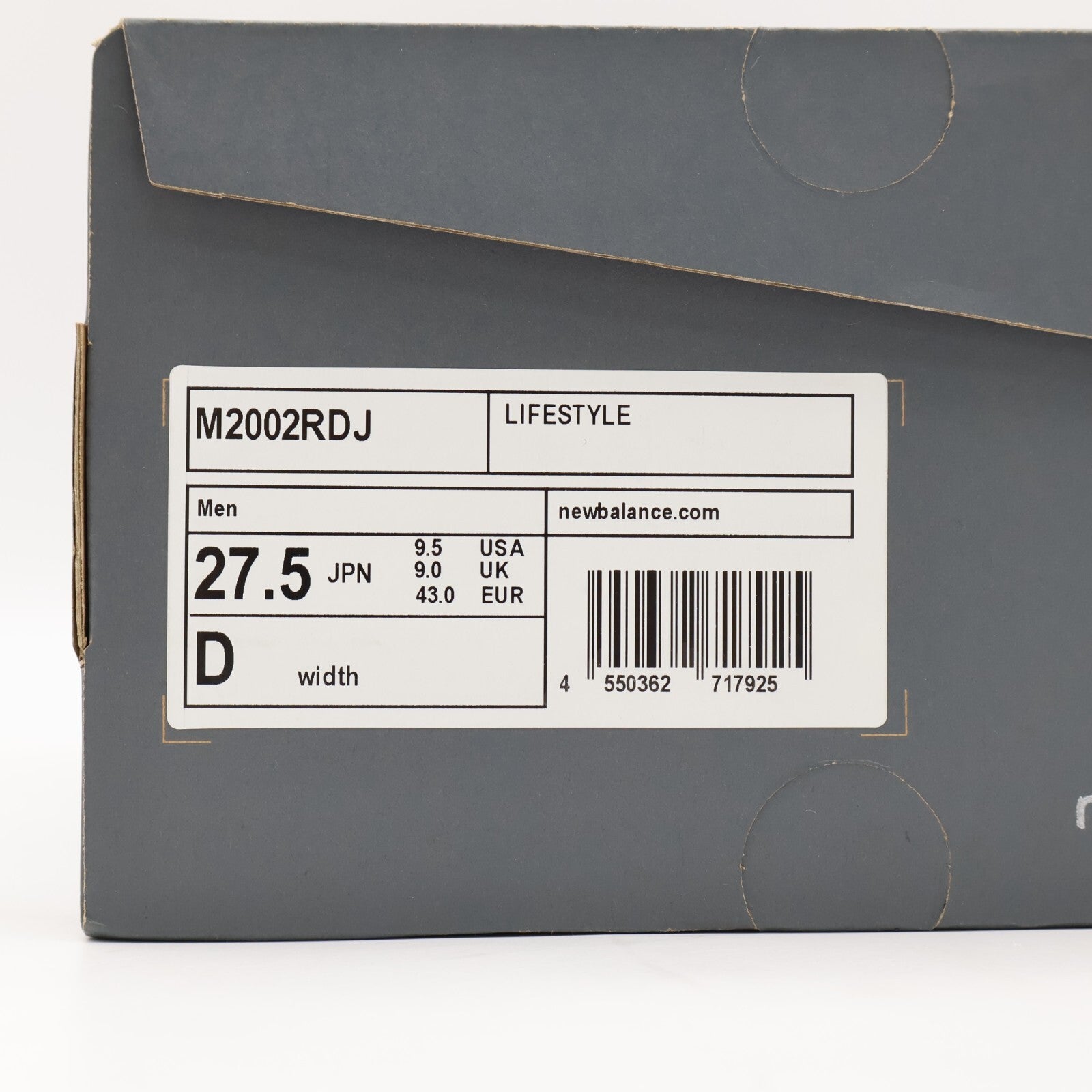 M2002RDJ New Balance 2002R Protection Pack Black Grey