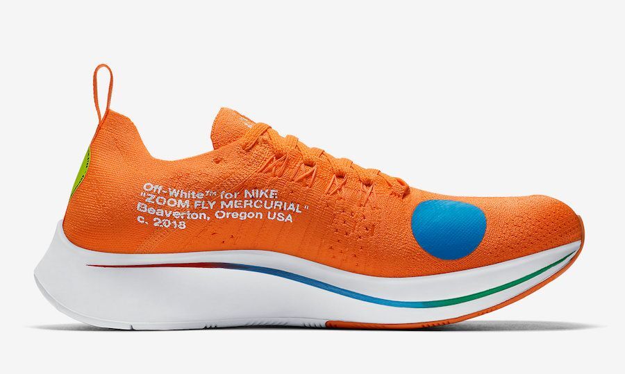 AO2115-800 Off-White Ã Nike Zoom Fly Mercurial Flyknit Total Orange  (Men's)