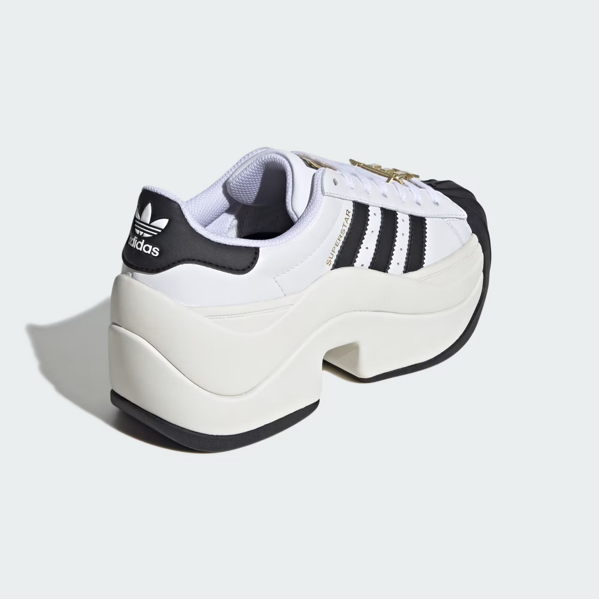 JR9895 adidas Originals Superstar Bold Cloud White Off White Core Black (Women's
