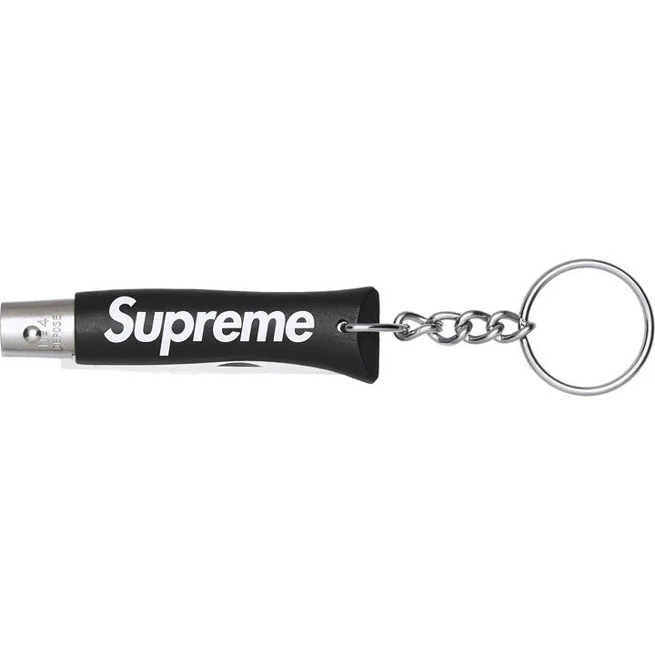 Supreme Opinel No. 4 Knife Keychain Black