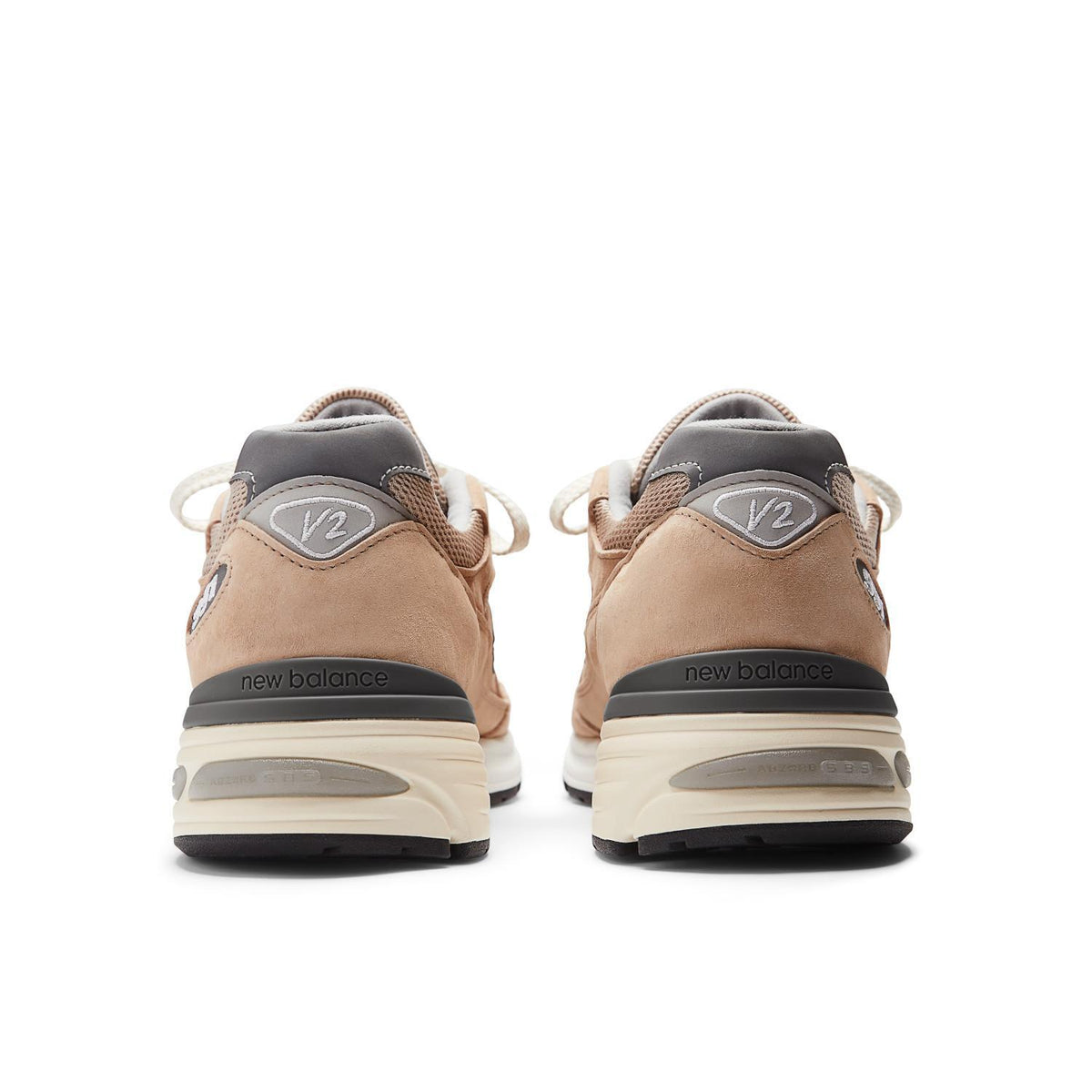 U991BE2 New Balance 991V2 Cuban Sand Harbor Mist Silver (Men's)