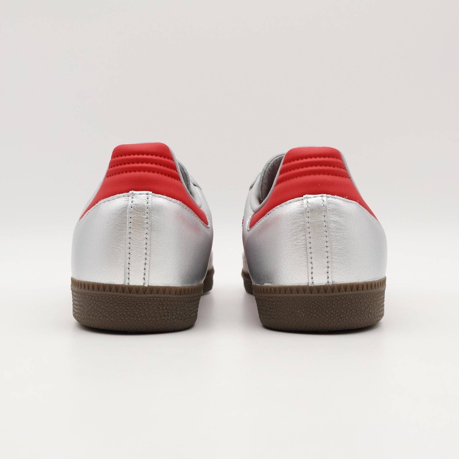 JQ4123 adidas Originals Samba Shibuya Matte Silver Better Scarlet Gum (Men's)