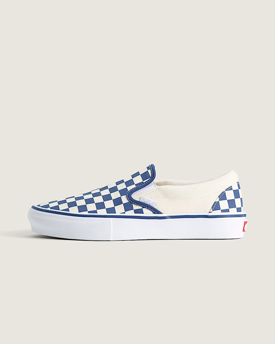 VN000EG59Y0 Vans Skate Slip-On Blue Checkerboard (Men's)