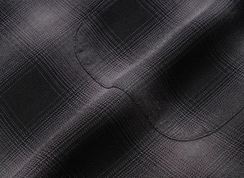 Supreme Shadow Plaid Rayon Shirt "Black"