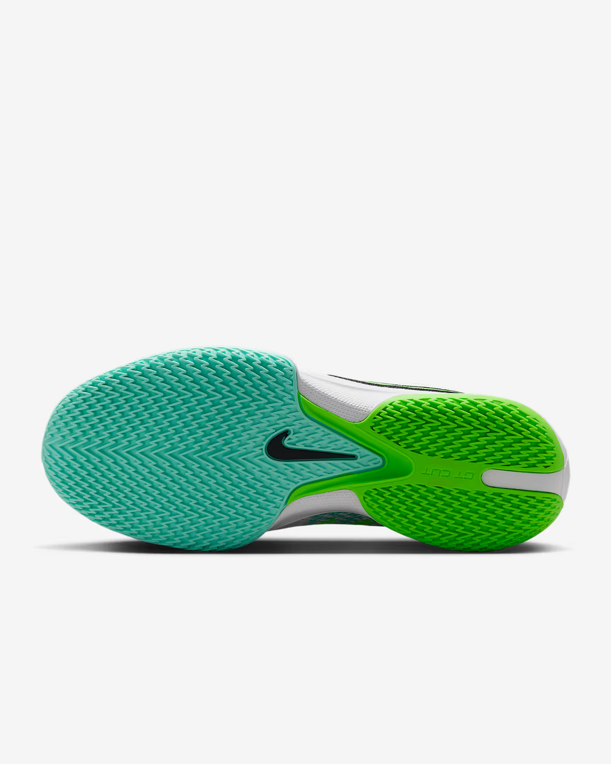 FB2598-107 Nike GT Cut Academy White Bleached Turquoise Black (Men's)