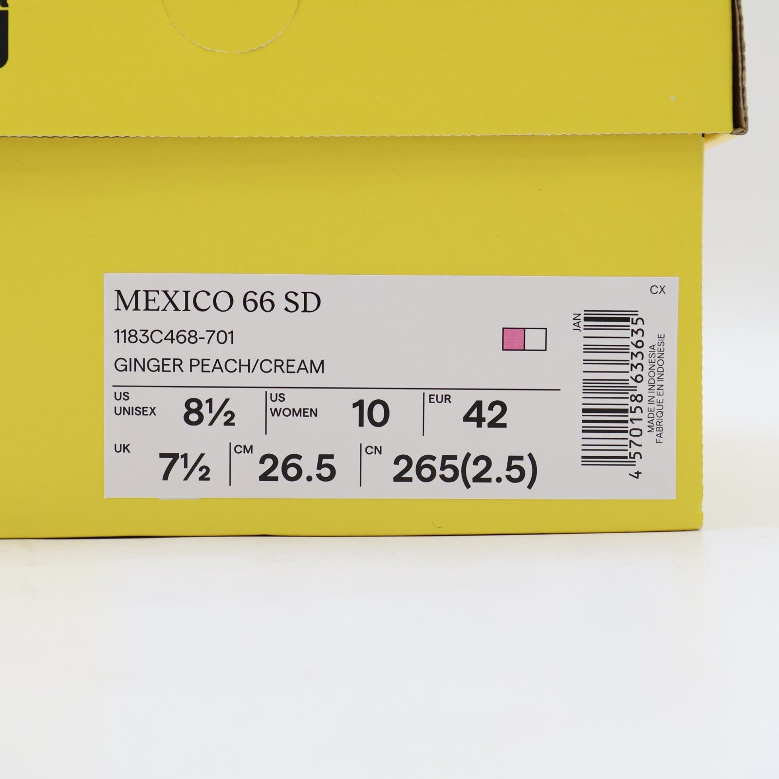 1183C468-701 Onitsuka Tiger Mexico 66 SD Ginger Peach Cream (Men's)