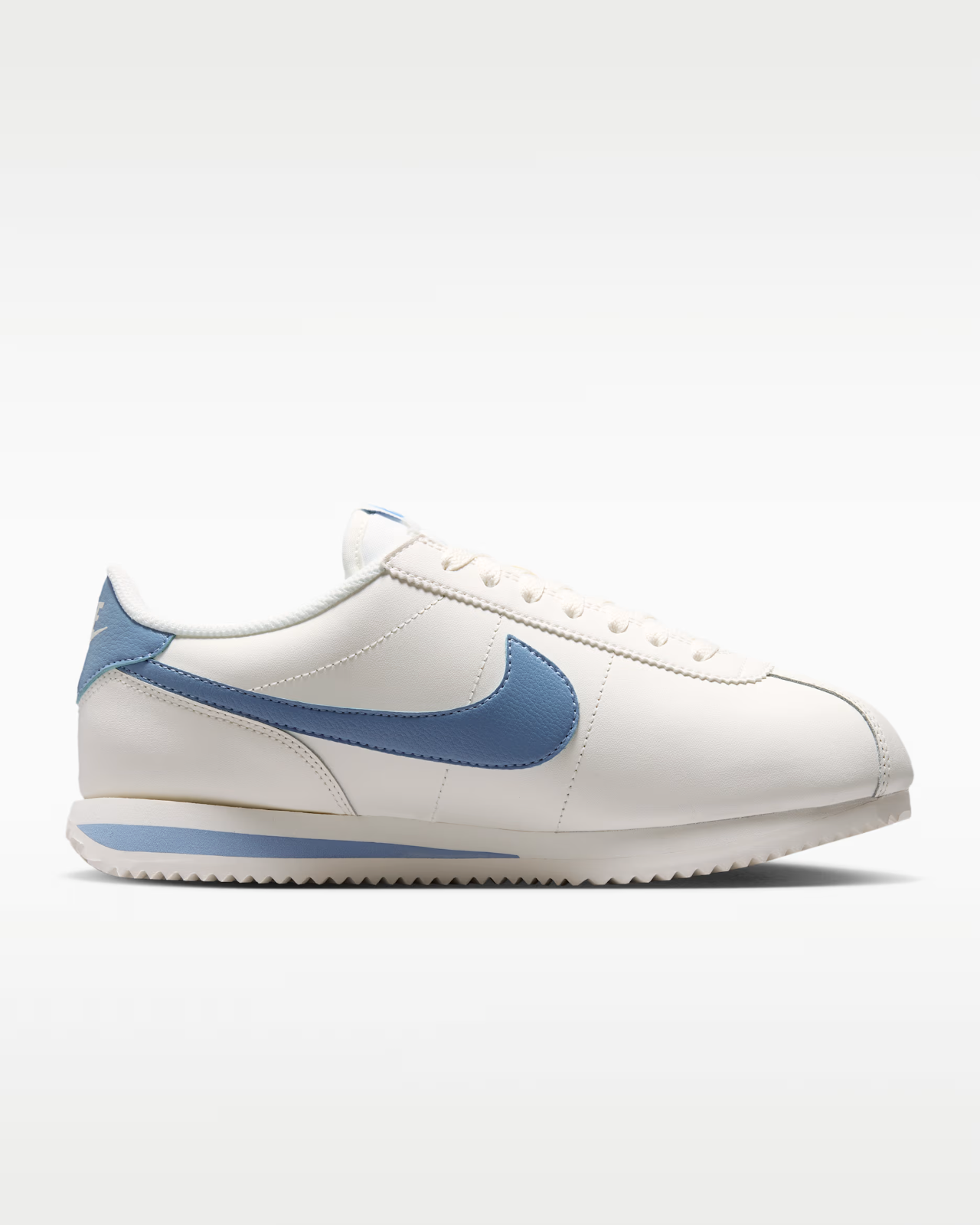 DN1791-119 Nike Cortez Leather "Sail/Work Blue" (Women's)