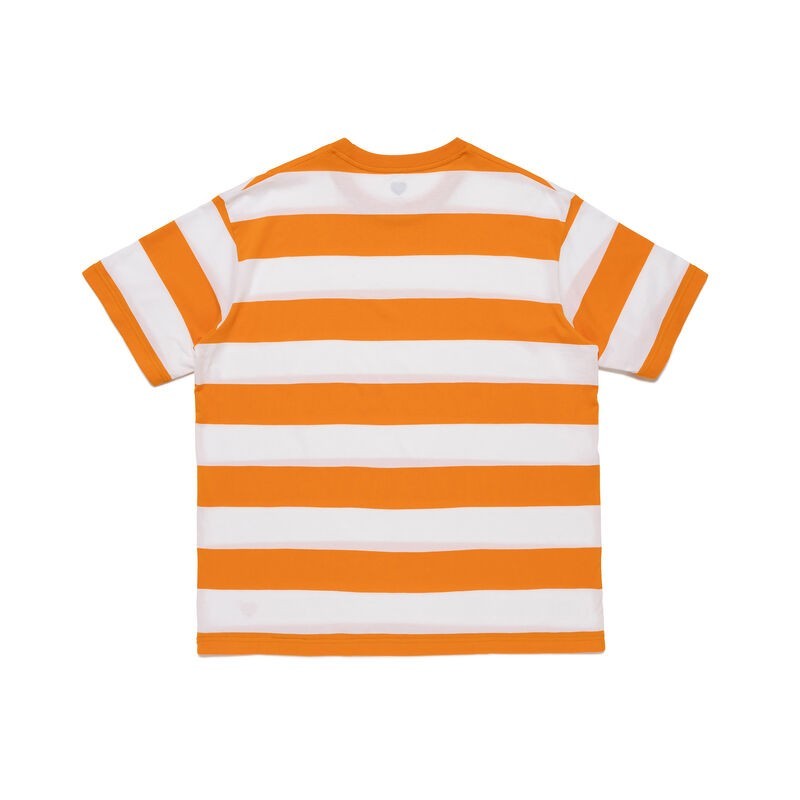 HUMAN MADE Striped Pack T-Shirt Orange