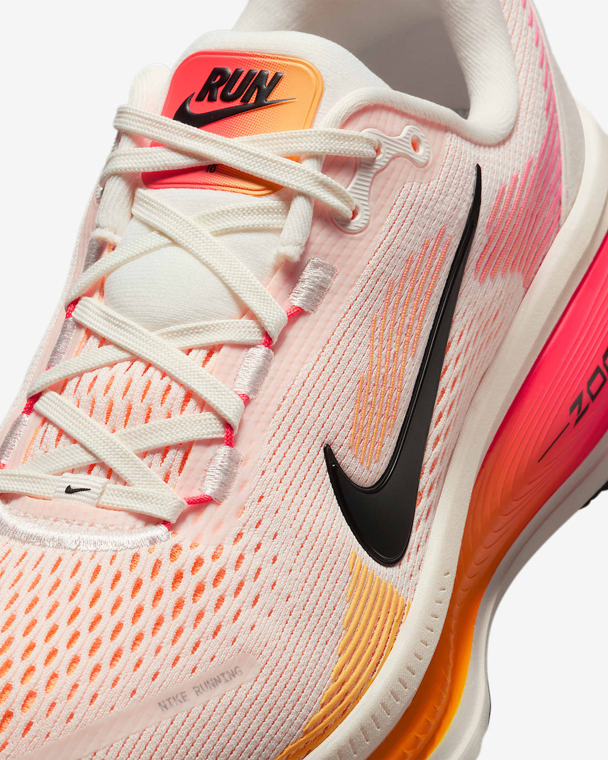 HM6804-100 Nike Vomero 18 Sail Bright Crimson Laser Orange Black (Women's)