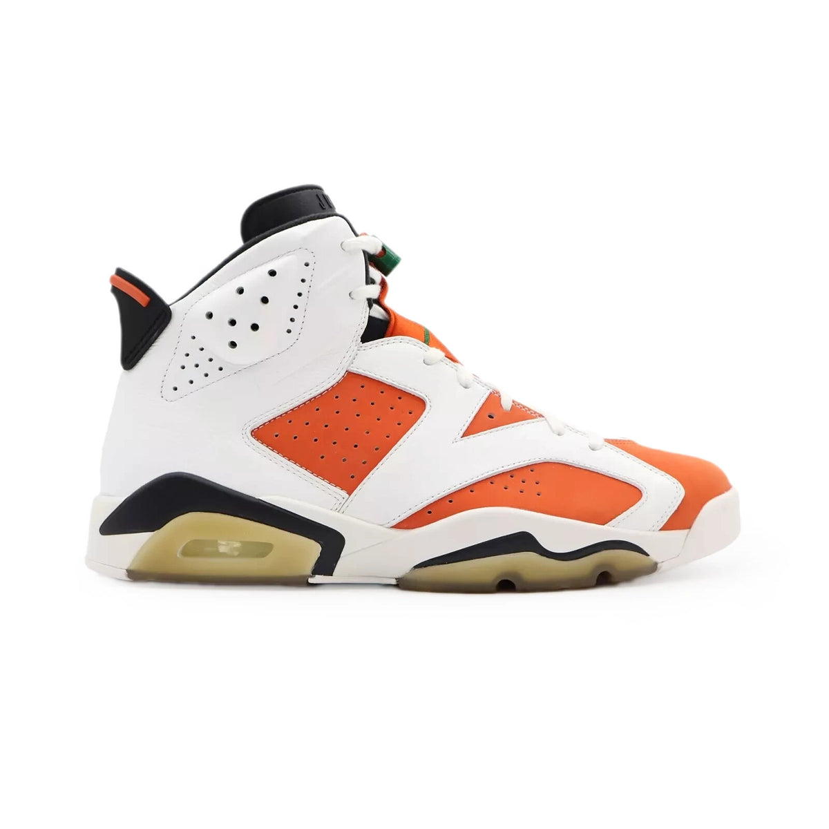 384664-145 Nike Air Jordan 6 Retro Gatorade Like Mike White Team Orange (Men's)