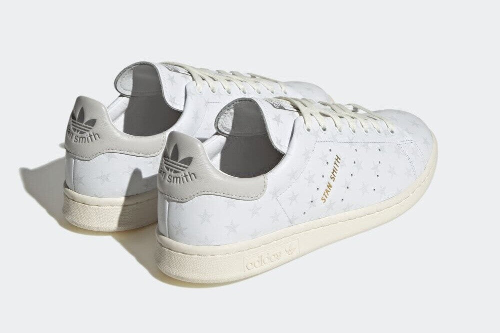 IF9990 atmos Ã adidas Stan Smith LUX GOLD STAR Off White Grey Sail Ivory