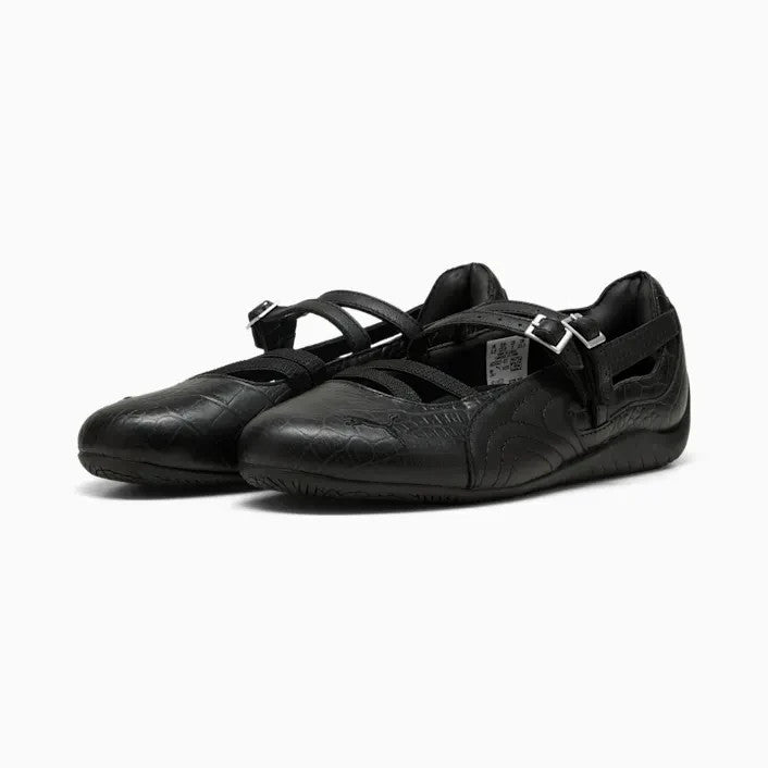 405327-01 Puma SPEEDCAT BALLET CROC WNS "PUMA BLACK-C.DARKGRAY"