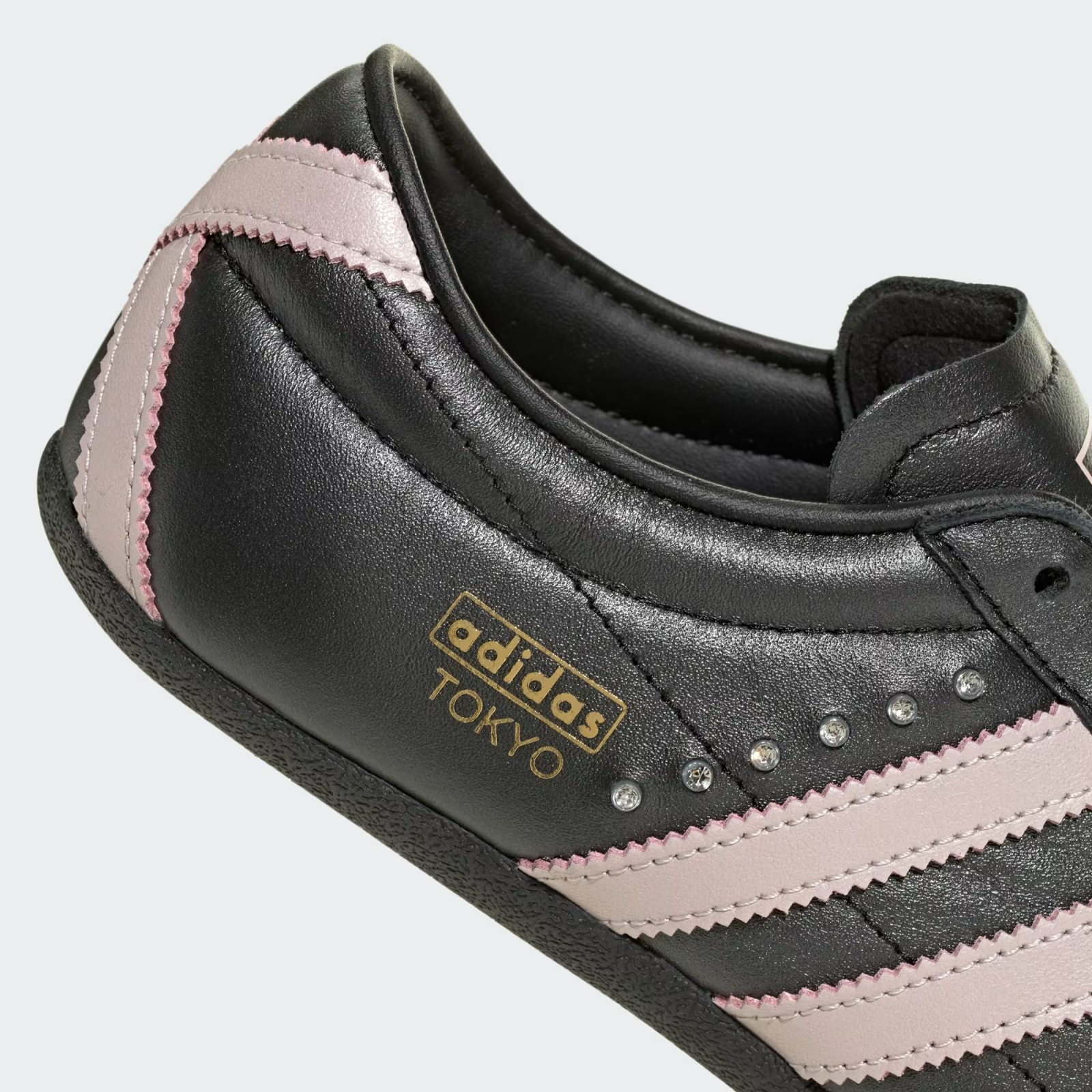 LA3432 adidas Tokyo "Core Black/Sandy Pink Met" (Women's)