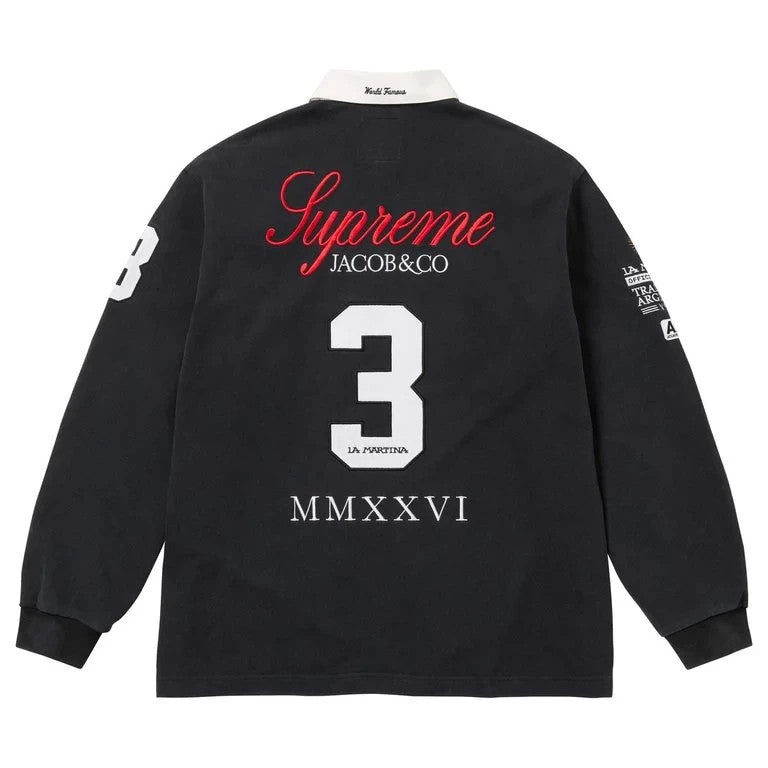 Supreme x La Martina Rugby Black
