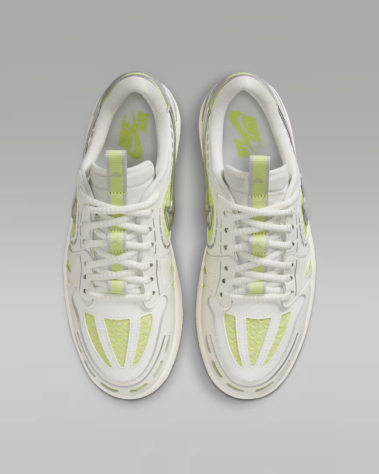 HQ2186-130 Nike  Air Jordan 1 Low Method Of Make V3 Sail Luminous Green(Women's)