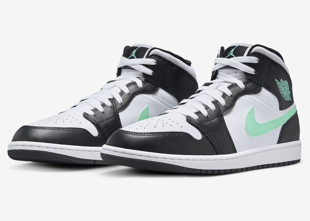 DQ8426-103 Nike Air Jordan 1 Mid Green Glow (Men's)