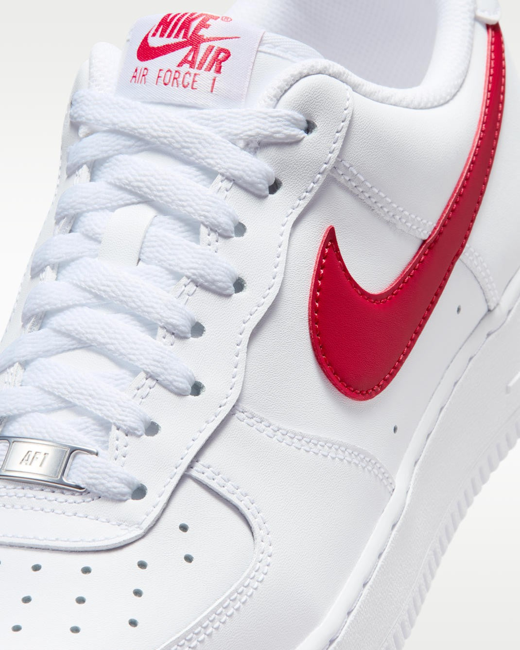 FJ4146-133 Nike Air Force 1 '07 WhiteUniversity Red (Men's)