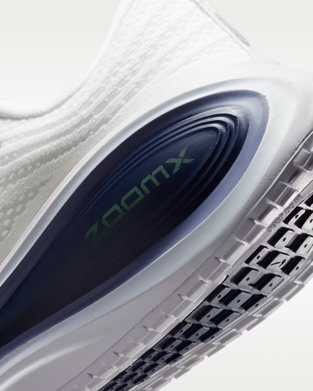 HV8150-109 Nike Vomero Plus "White/Green Spark" (Men's)