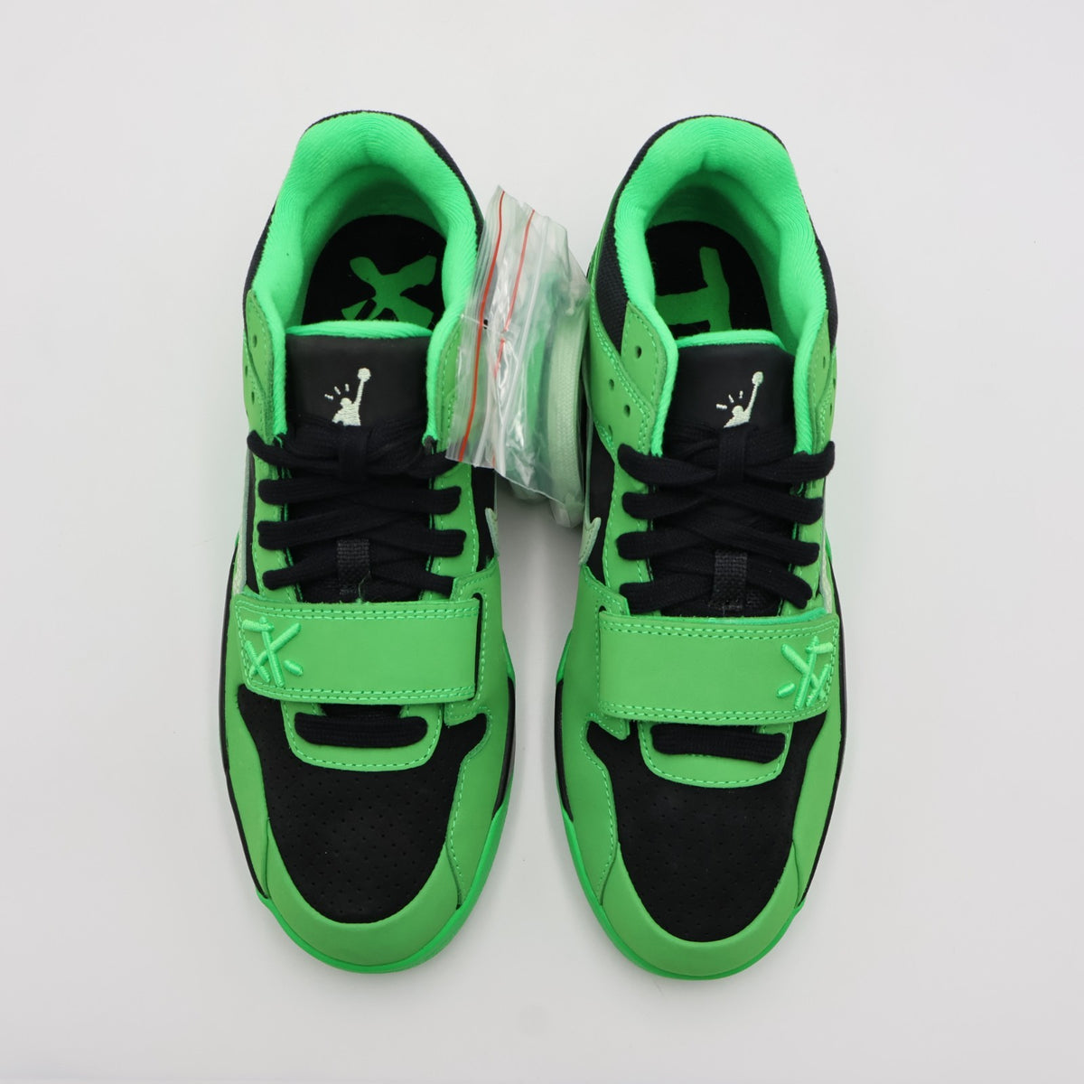 IM9113-300 Travis Scott Ã Nike Jordan Jumpman Jack CJ1 T-Rexx Green Spark(Men's)