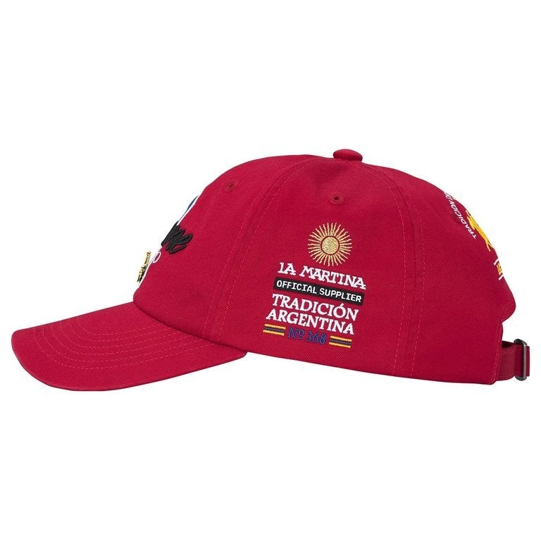 Supreme x La Martina 6-Panel Red
