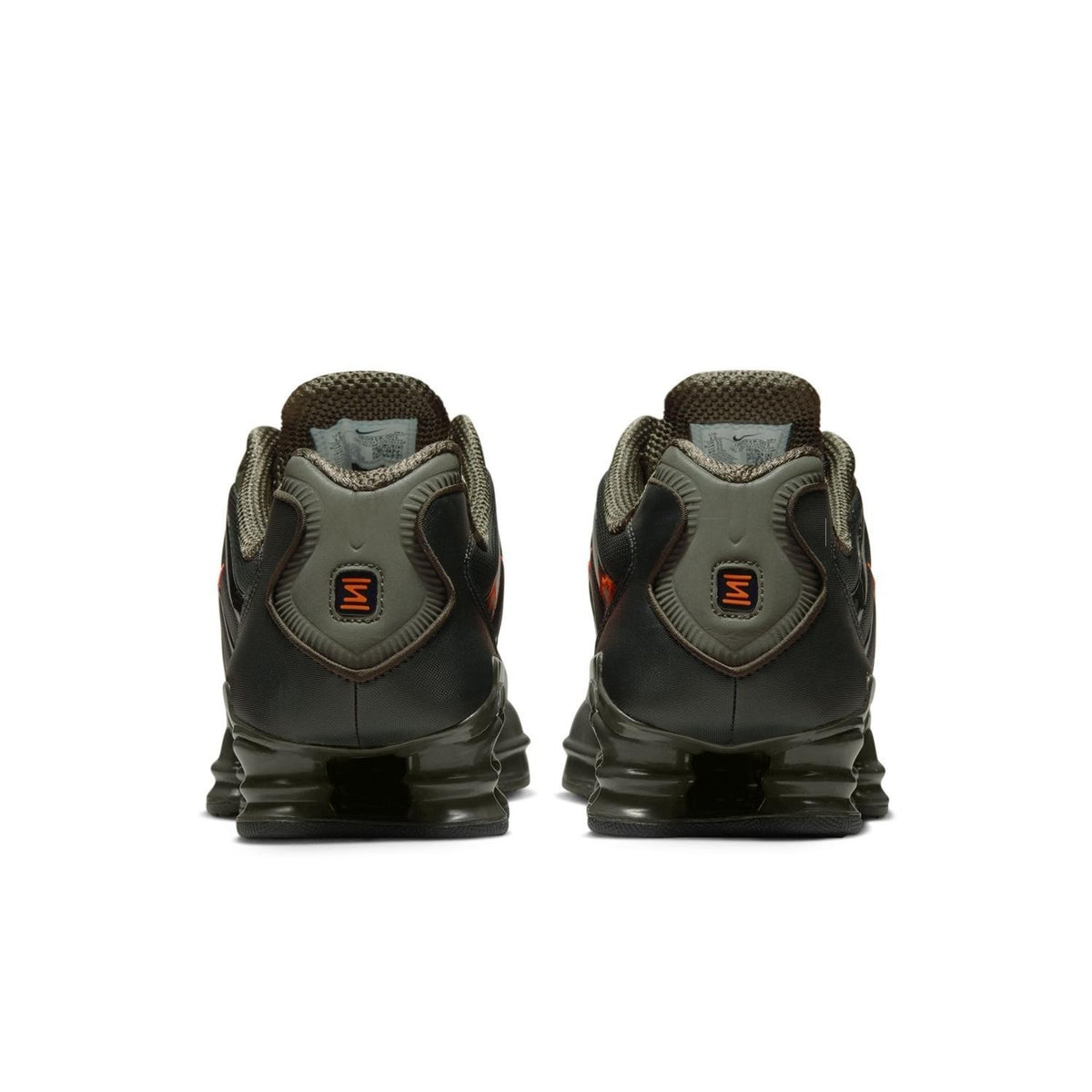 IR0918-001 Nike Shox TL "Black/Cargo Khaki-Sequoia-Newsprint"