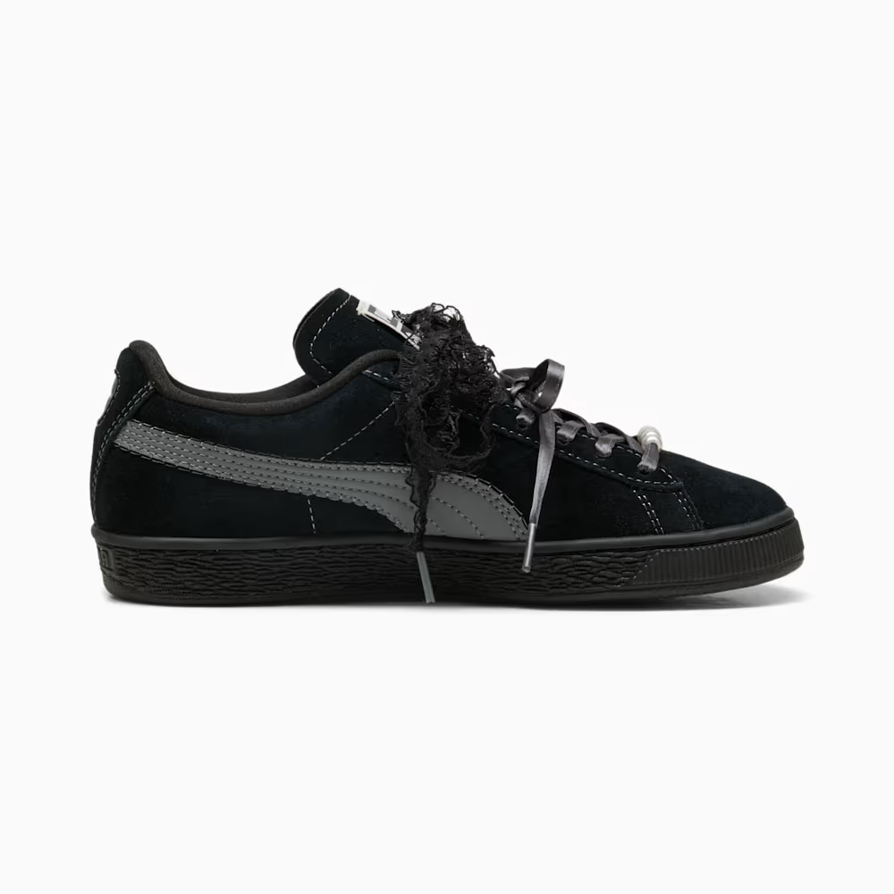 408330-03 Puma Suede Bloom "Puma Black/Slate Sky" (Women's)