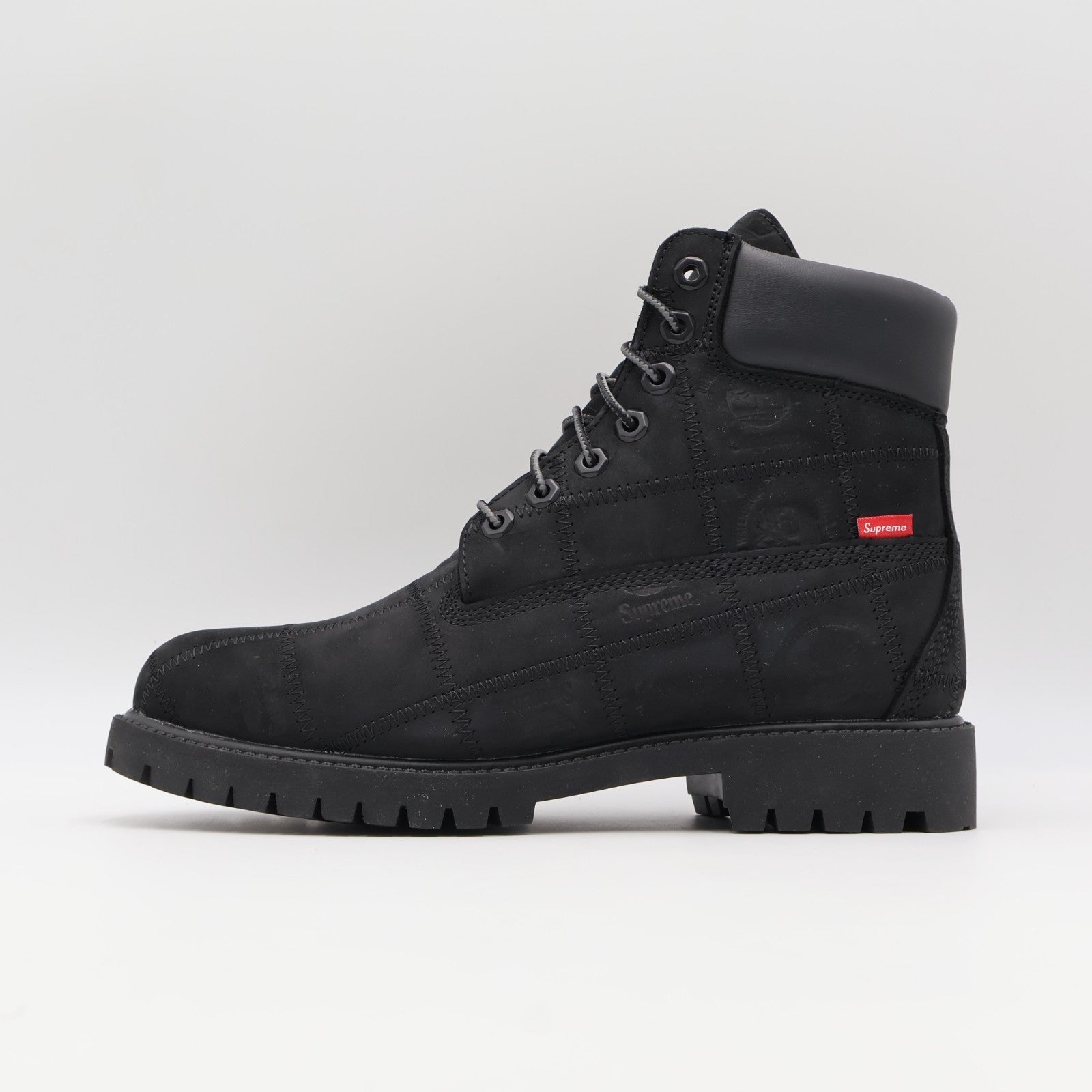 TB0A5TBZW05 Supreme Timberland Patchwork 6 Inch Premium Boot Black (Men's)