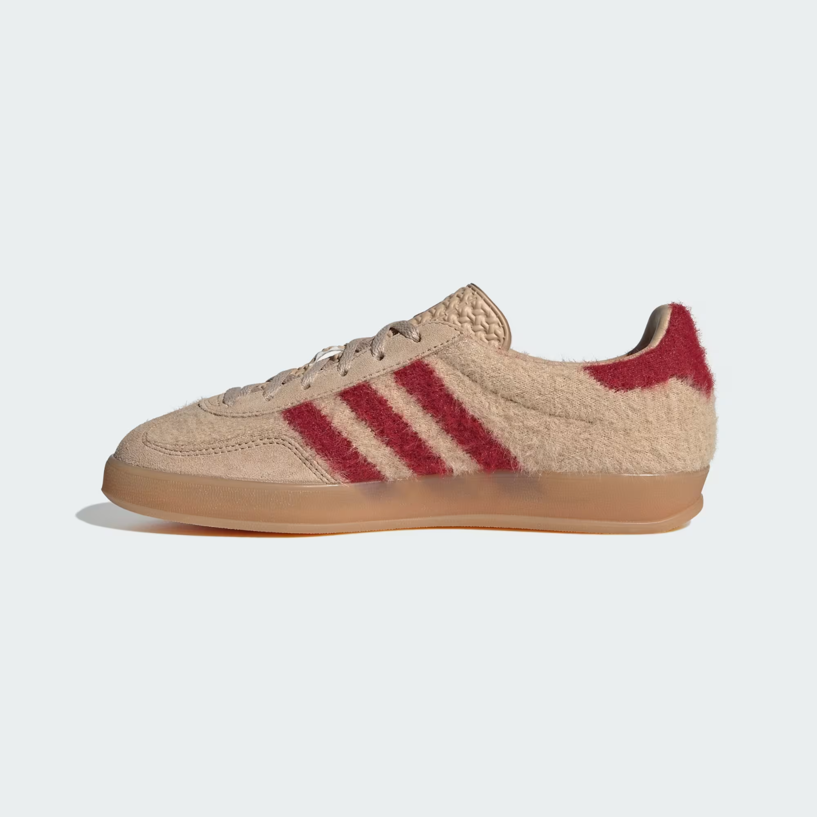 JP8341 adidas Originals Gazelle Indoor Magic Beige Team Victory Red Gum (Men's)